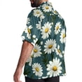 thumbnail image 3 of Daisy Men's Casual Hawaiian Button Down Short Sleeve Summer Beach Printed Shirt, 3 of 6