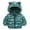 Dark Green, variant on XBASW Kids Baby Boys Girls Winter Coats Snowsuit Toddler Hooded down Cotton Jacket Light Puffer Warm Windproof Outwear 2-7T