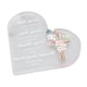 thumbnail image 3 of Adorno de corazón de acrílico transparente con versículo bíblico inspirador religioso, decoración de escritorio para mujer, para oficina y dormitorio., 3 of 14