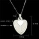thumbnail image 4 of Del Corazón De Acero Inoxidable Colres Colgante De Corazón De Bloqueo De Para s Mujeres Salvador Amor Collares corazón, 4 of 9