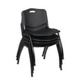 thumbnail image 4 of Regency 'M' Stack Chair- Black, 4 of 5
