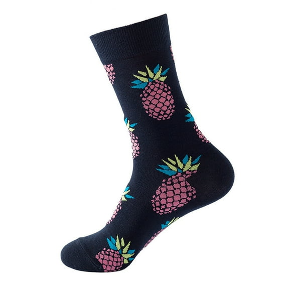 Penkiiy Middle Socks for Men Street Fruit Collection Patterned Socks For Men And Women G Socks