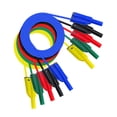 thumbnail image 2 of Conector 5 Piezas A Abrazadera Eléctrica - Cables De Prue Multímetro / Sonda De Prueba - Pinza De , Longitud De 100 Cm Yotijar Cable de conector banana de 4 mm, 2 of 8
