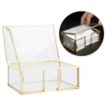 thumbnail image 3 of Desktop Business Card Holder Display Organizer Storage Box 10.5x7.5x4.5cm, 3 of 8