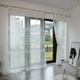 thumbnail image 4 of Cortina de poliéster para ventana, cenefas de gasa para decoración de dormitorio y sala de estar (blanco), 4 of 8