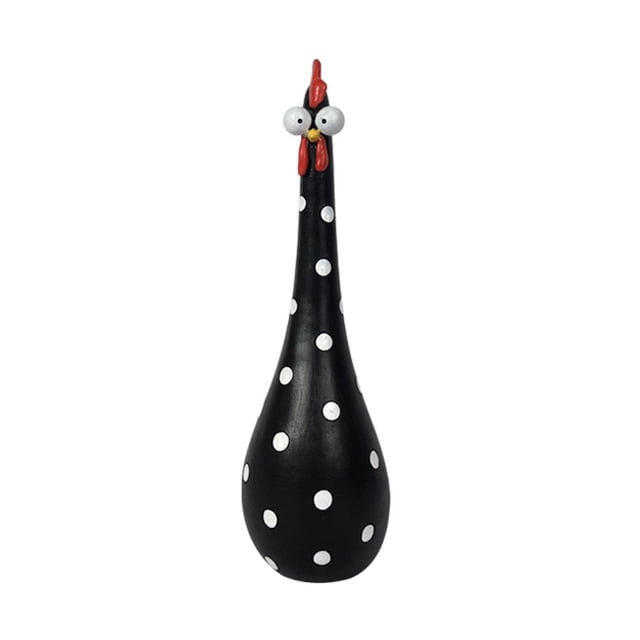 Pollo De Dibujos Animados, Estatua De Animal De Pollito Y Divertido, Adornos Decorativos Encantadores, Figurita, Decoración Del Hogar Para Jardín seitruly HA042875-07