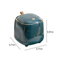 thumbnail image 3 of Skegnu Bedroom Mini Trash Can With Lid - Removable Small Garbage Can,Plastic Trash Bin, Counter Top Wastebasket, Counter Garbage Lint Bin For Bathroom,Office,Kitchen,Desk,Coff Household Goods, 3 of 6