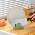 thumbnail image 3 of Blue Pot Lid and Cutting Board Holder Organiser Rest - 10pcs, 3 of 5