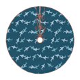 thumbnail image 1 of Fotbe Cute Shark Pattern Christmas Tree Skirt, Tree Skirts Plush Christmas Decorations, Christmas Tree Skirts Xmas Decorations Holiday Party Decor-30", 1 of 6