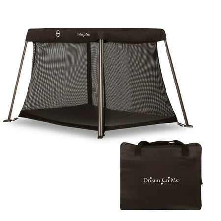 Dream on Me Travel Light Play Yard, Black