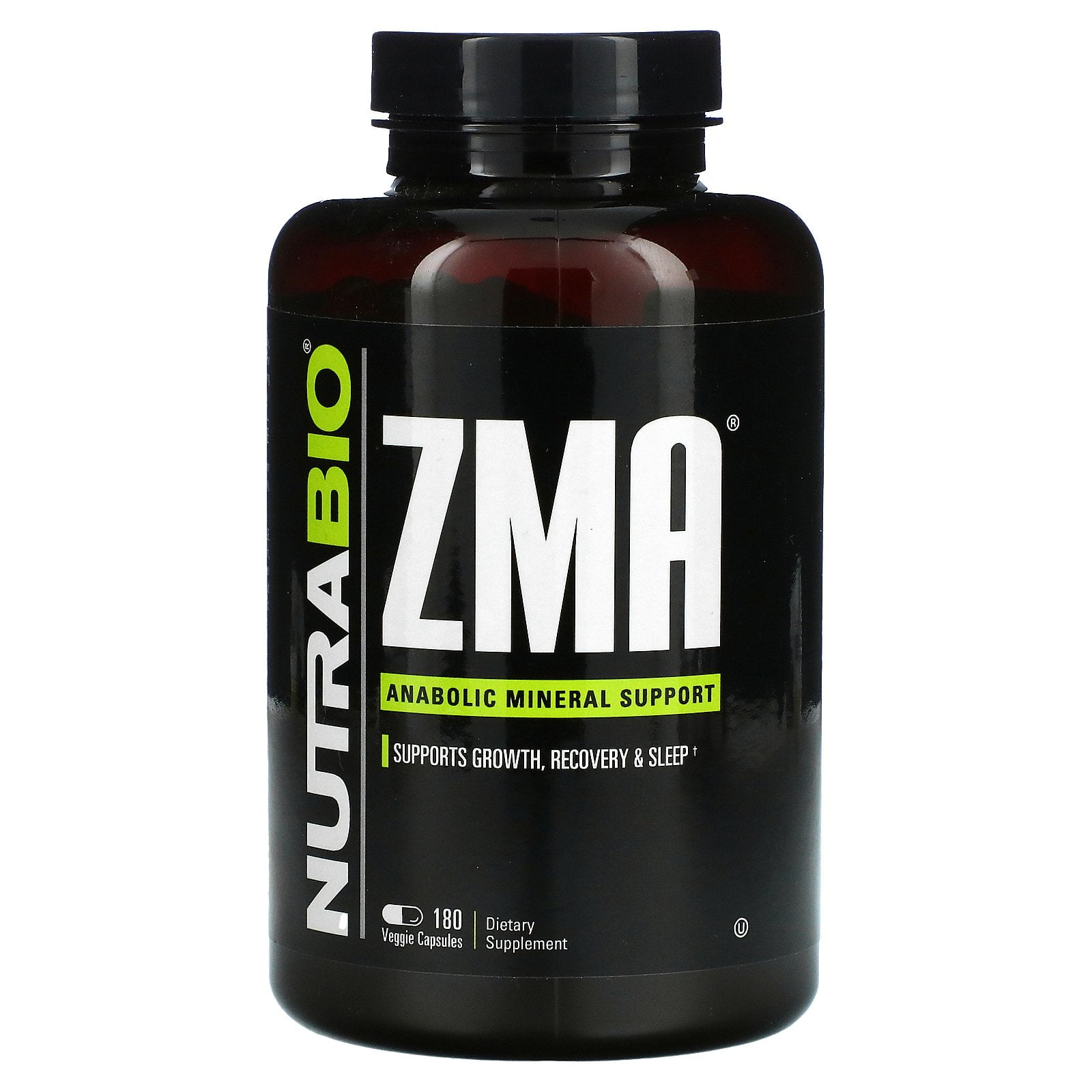 ZMA, Anabolic Mineral Support, 180 Veggie Capsules, NutraBio Labs
