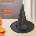 thumbnail image 4 of 10pcs Halloween Hatch Black Hats Halloween Atmósfera Decoraciones Suministros de fiestas de Halloween, 4 of 5
