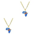 thumbnail image 3 of Justharion Africa Map Pendentif Léger et à la Mode Déclaration Pièce Léger et Confortable Congo 2Set, 3 of 6