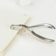 thumbnail image 4 of stanreset Metal 6mm Dia Single Round Hole Punch DIY Hand Tool for Paper Card Silver, 4 of 6