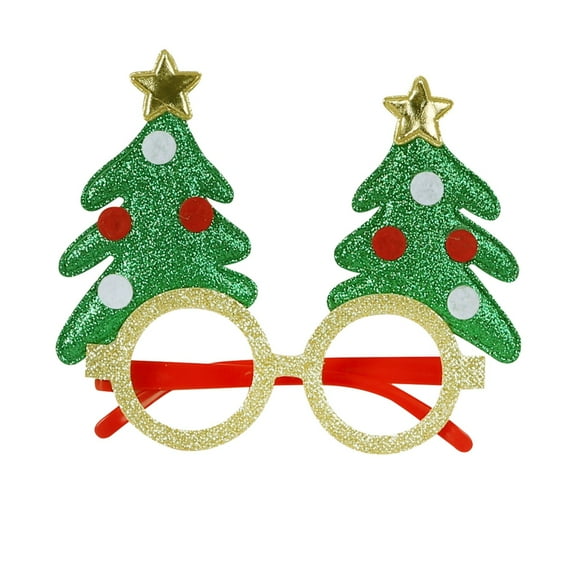 Vikakiooze 2022 Christmas Ornaments Adult Children Antlers Santa Claus Decoration Glasses Christmas Decorations
