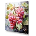 thumbnail image 2 of Designart "Pink Grapes love Vineyards" Farmhouse Wall Art Living Room, 2 of 5