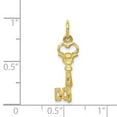 thumbnail image 3 of FB Jewels 10K Yellow Gold Solid Key Charm, 3 of 3