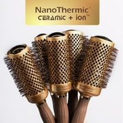 Olivia Garden NanoThermic Ceramic + Ion Round Thermal Hair Brush NT-44 (1 3/4)