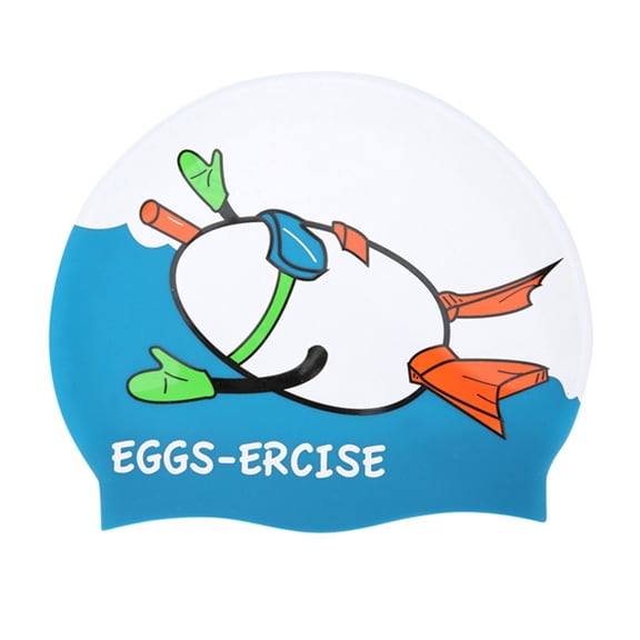 Sporti Eggs-Ercise Silicone Swim Cap