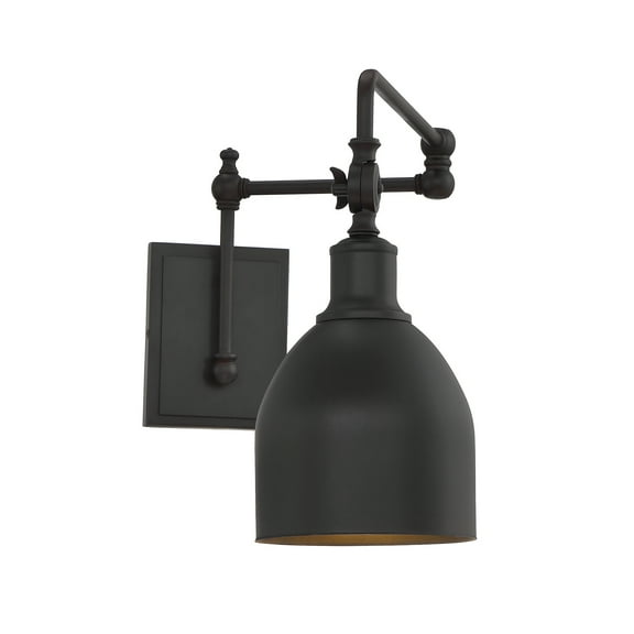 Trade Winds Lighting 1-Light Wall Sconce In Oil Rubbed Bronze
