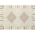 thumbnail image 1 of Ahgly Company Machine Washable Indoor Rectangle Contemporary Tan Brown Area Rugs, 7' x 9', 1 of 7