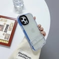 thumbnail image 2 of SaniMore Case for iPhone 14 Pro Max 6.7" 2022, Invisible Hidden Kickstand Crystal-clear Backlplane Shockproof Stylish Bumper Soft TPU Lens All-inclusive Shell For iPhone 14 Pro Max, Darkblue, 2 of 8