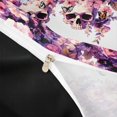 thumbnail image 3 of Homewish Gothic Skulls Duvet Cover Queen for Kids, Watercolor Butterfly Wildflower Queen Bedding, Black Reversible, 3-Piece, 1 Duvet Cover and 2 Pillowcases, 3 of 5