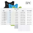 thumbnail image 4 of Lutiedan 5 Pack Girls Tank Tops Racerback Sleeveless Crew Neck Undershirts Girl Summer Athletic Dance Gym Tops Size 1-13, 4 of 7