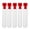 Red, variant on Uxcell 12x72mm Polystyrene Round Bottom Centrifuge Test Tubes White 20 Pack