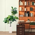 thumbnail image 7 of 5FT Artificial Plants Indoor, Fiddle Leaf Fig Tree with Natural Wood Trunk and Lifelike Fruits, 7 of 7