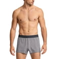 thumbnail image 5 of Asxite Mens Pajamas Shorts Striped Soft Breathable Elastic Embossed Waistband Solid Sleepwear, 5 of 7