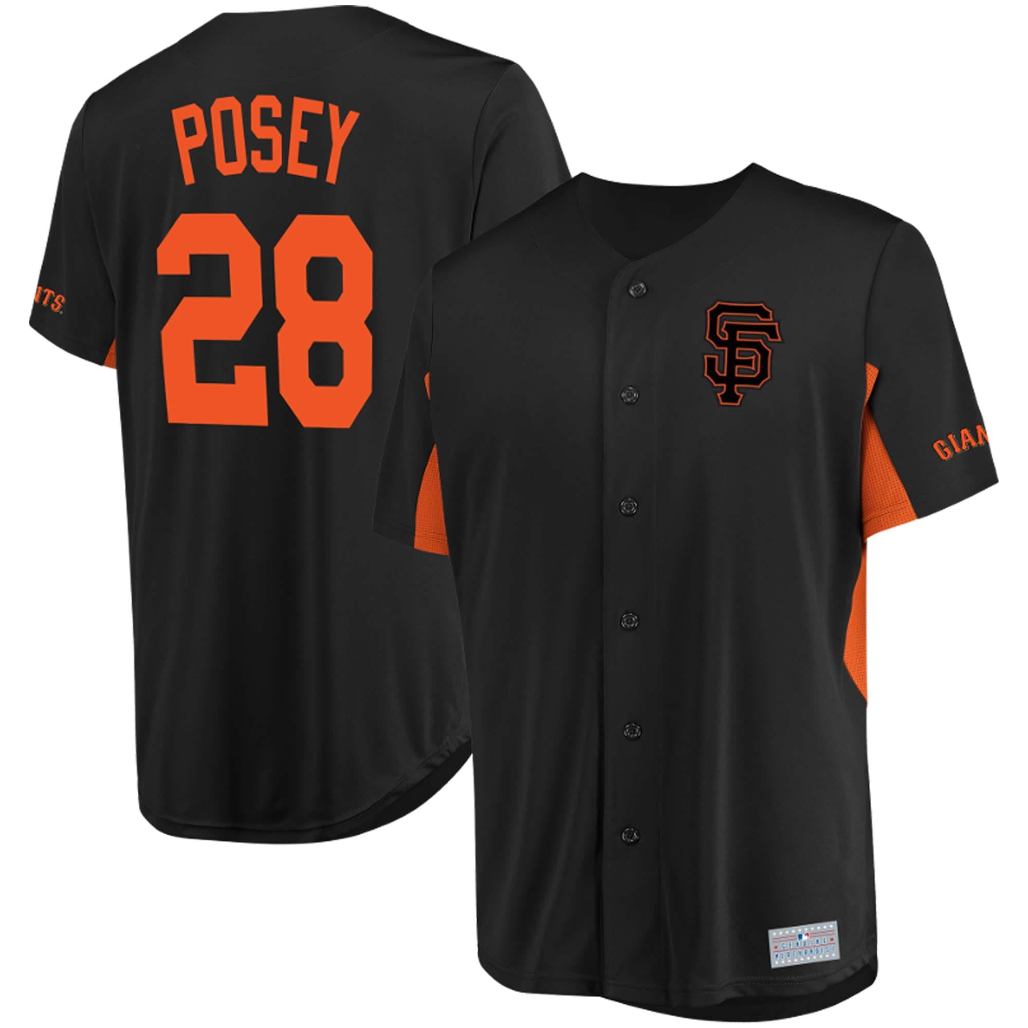 Buster Posey San Francisco Giants Majestic MLB Jersey - Black - Walmart.com - Walmart.com