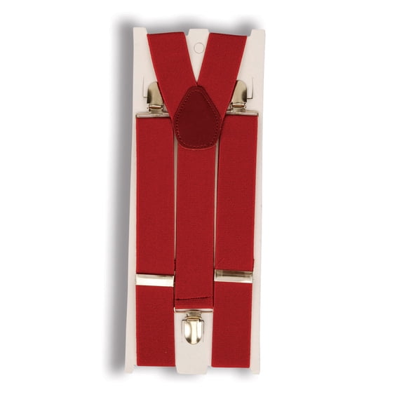 Red Gangster or Clown Traditional Costume Suspenders