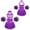 Purple, variant on TiaoBug Kids Girls Cheerleading Uniform Sleeveless Dance Dress with Flower Balls Halloween Cosplay Costume Red 12