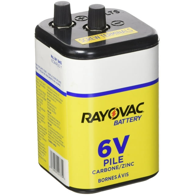 Batería Rayovac 945R4C para farol, 6 V, de alta resistencia