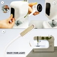 thumbnail image 2 of 30 bombillas LED de 6500 K y 3 W, blanco frío, con base magnética y placas metálicas adhesivas para máquinas de coser y otras superficies | Lámpara LED pequeña para escritorio y banco de trabajo, 2 of 5