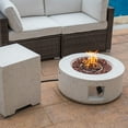 thumbnail image 6 of VENTOPYR 40,000 BTU Outdoor Camping Bonfire 28-inch Round Propane Fire Pit Table Set with Stainless steel, 6 of 8