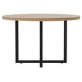 thumbnail image 4 of Pemberly Row Table de Conférence Ronde Contemporaine 42 Pouces en Dune de Sable, 4 of 4