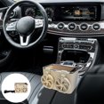 thumbnail image 2 of Shisuyan Car Organizer Storage Center Console Yellow 1Pcs 6.9x7.9in, 2 of 8
