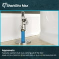 thumbnail image 6 of SharkBite Max 1/2 in. Push-to-Connect x 1/2 in. MIP Chrome-Plated Brass Quarter-Turn Straight Stop Valve, 6 of 6