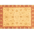 thumbnail image 1 of Ahgly Company Indoor Rectangle Abstract Brown Modern Area Rugs, 5' x 8', 1 of 4