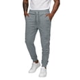 thumbnail image 3 of Men's Slim Jogger Pants Casual Tapered Drawstring Elastic Waist Jogging Sweatpants Running Exercise Gym Workout Athletic Pants with pockets Light Gray XL, 3 of 7