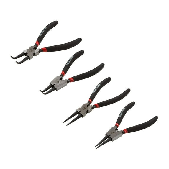 TEKTON 3576 Heavy Duty Snap Ring Pliers, 4-Piece Multi-Colored