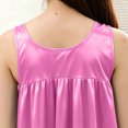 thumbnail image 7 of ZyeKqe Nightgown for Women Sleeveless Ruffled Bow Lightweight Loose Comfy Casual Loungewear Sleep Shirts Midi Dress, 7 of 7