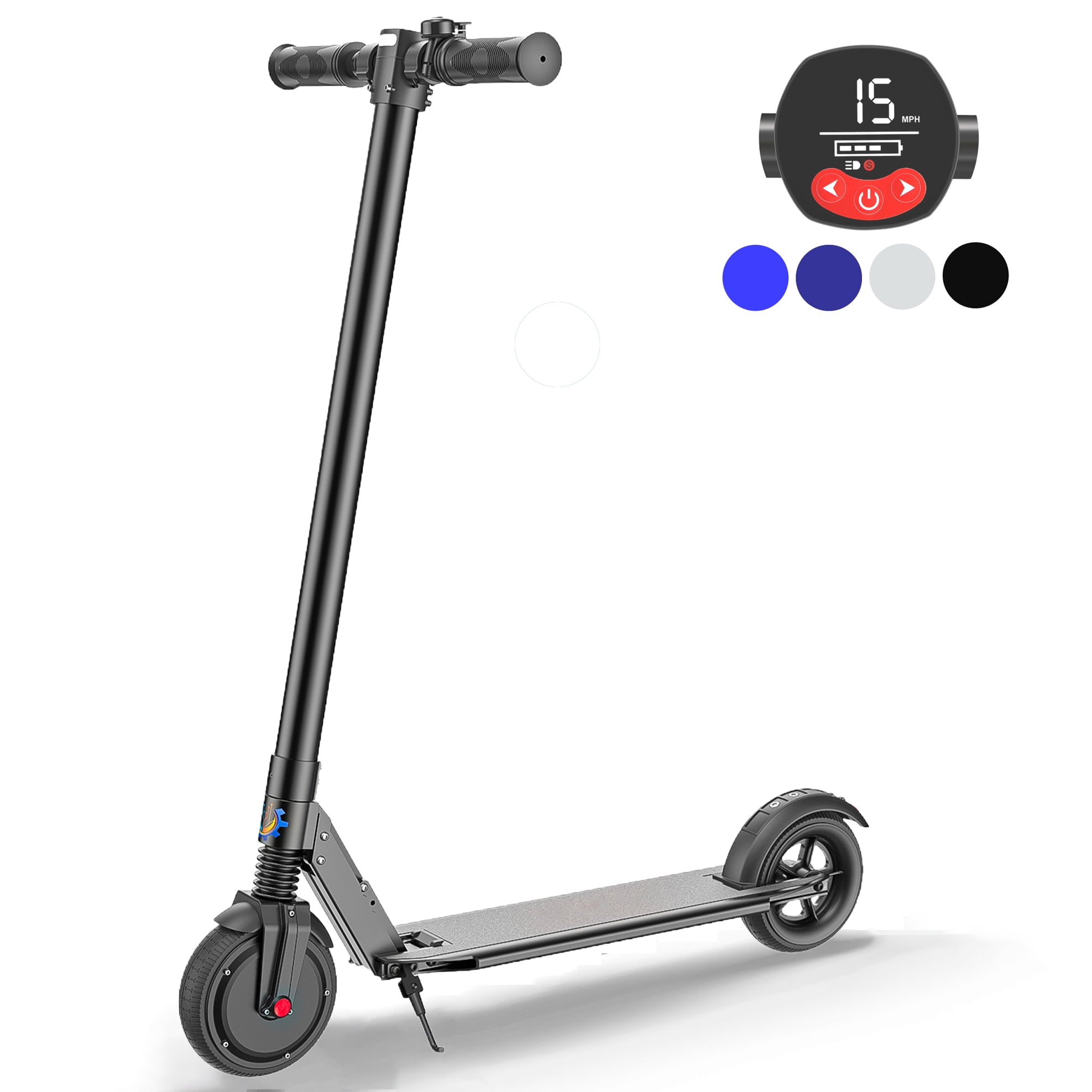 SANOPY Electric Scooter for Adults Ages 14+,up to 25 Miles 15mph, Adjustable Handlebar Height, 3 Speed Modes Foldable Commuter E-Scooter, Black