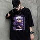 thumbnail image 4 of Camiseta de algodón de cuello redondo para hombres y mujeres, Anime de moda, alta calidad, 4 of 5