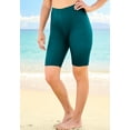 thumbnail image 3 of Swim 365 Women's Plus Size High-Waist Swim Bike Short, 3 of 4