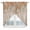 Khaki Red Orange, variant on Blue Grey Forest Kitchen Window Curtains, Swag Curtains Valance for Bedroom Living Room Bathroom, Grey Modern Art Oil Painting Rod Pocket Window Treatment Curtain Block Drapes 2 Panels 36"x36"