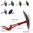 thumbnail image 3 of Riwesomey Cojín trasero para patinete eléctrico, cubierta trasera Universal para soporte de motocicleta, reemplazo de guardabarros para N1s M3 Bombillas para automóviles Plata, 3 of 6