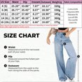thumbnail image 4 of Men's High Waist Denim Bermuda Shorts, Medium Blue Wash Knee‑Length Jean Shorts with Pockets Casual Denim Bottoms, 4 of 8